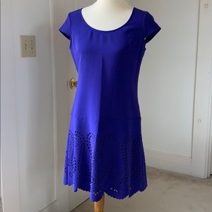 Laser-cut Drop Waist Dress | AT